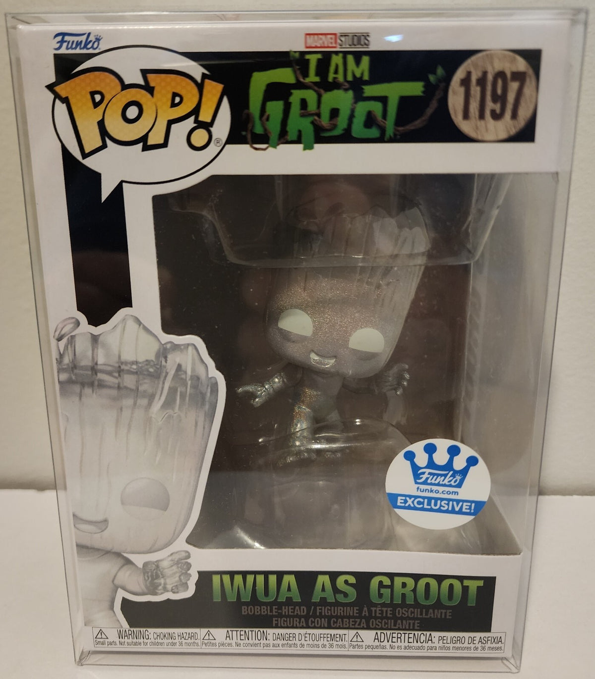 Funko Pop! Vinyl: Marvel - Iwua As Groot (Translucent) - Funko (Exclusive) #1197