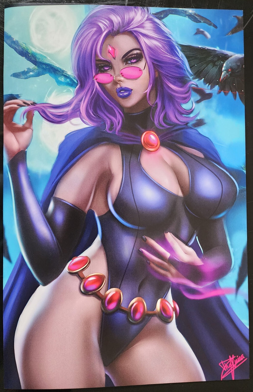 Totally Rad Halloween Dhaxina Raven Cosplay Virgin Goblin Variant Ltd 50