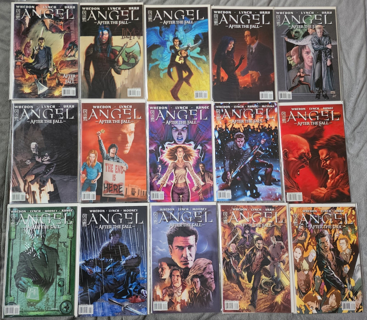 Angel After the Fall Cover A B C Collection with Bonus IDW 46 Comics