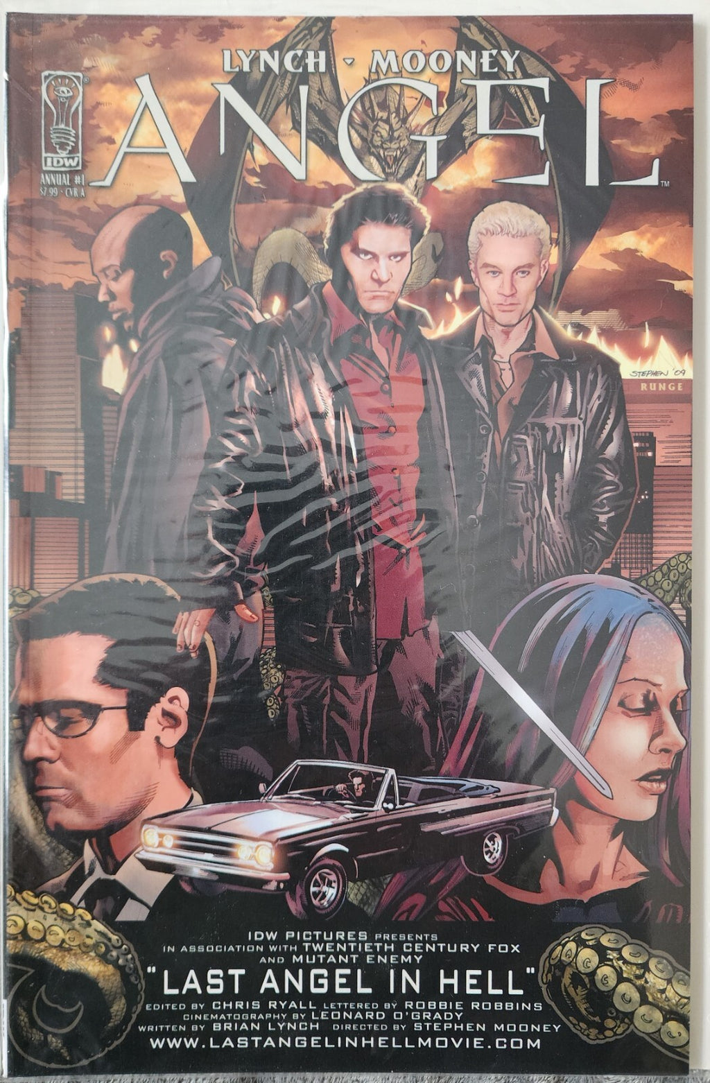 Angel After the Fall Cover A B C Collection with Bonus IDW 46 Comics