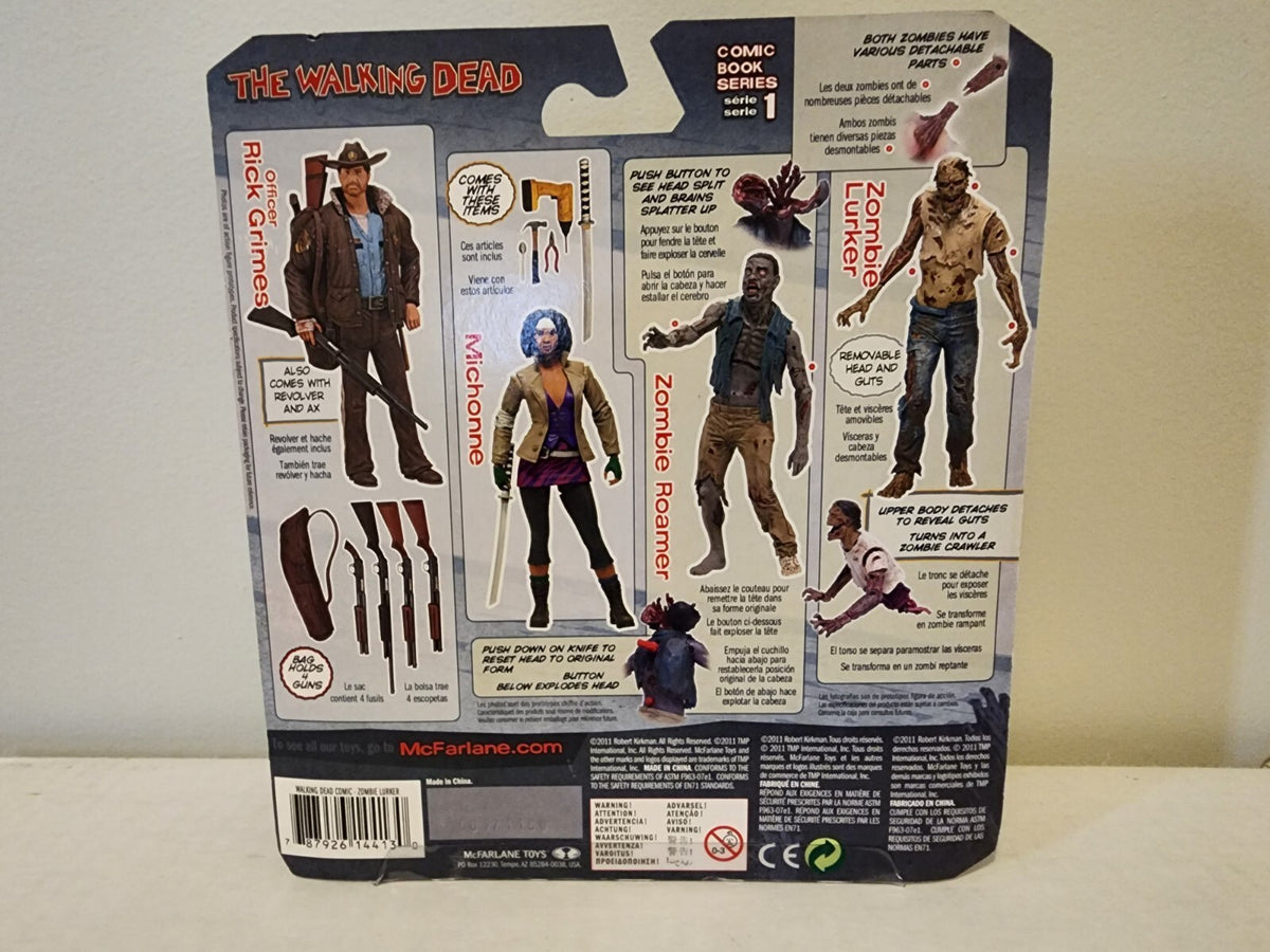 2011 McFarlane Toys - Walking Dead: Zombie Lurker With Removable Parts! New!