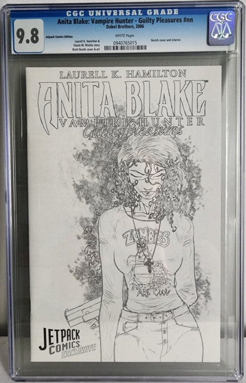 Anita Blake: Vampire Hunter Guilty Pleasures #nn Jetpack Sketch CGC 9.8