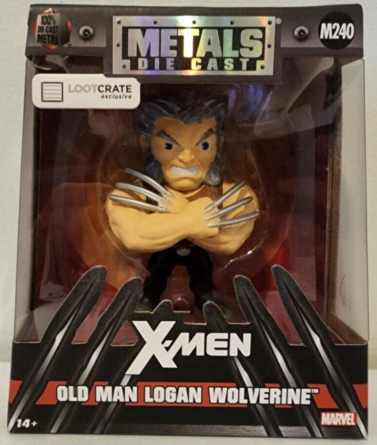 X-Men Logan Wolverine Metals Die Cast M239 Full Metal Figure Loot Crate Toy