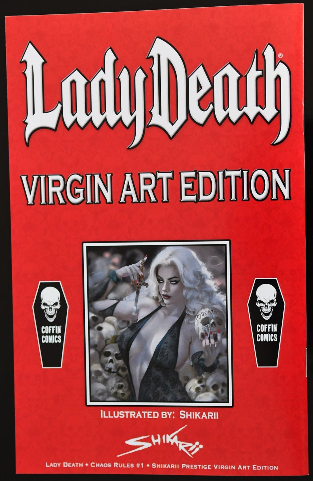 Lady Death Chaos Rules #1 Shikarii Prestige Virgin Art Edition Ltd 69