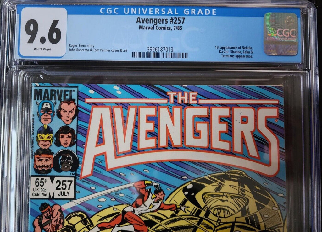 Avengers #257 - CGC 9.6 - 1st Appearance of Nebula (1985 Marvel Comics) - KEY