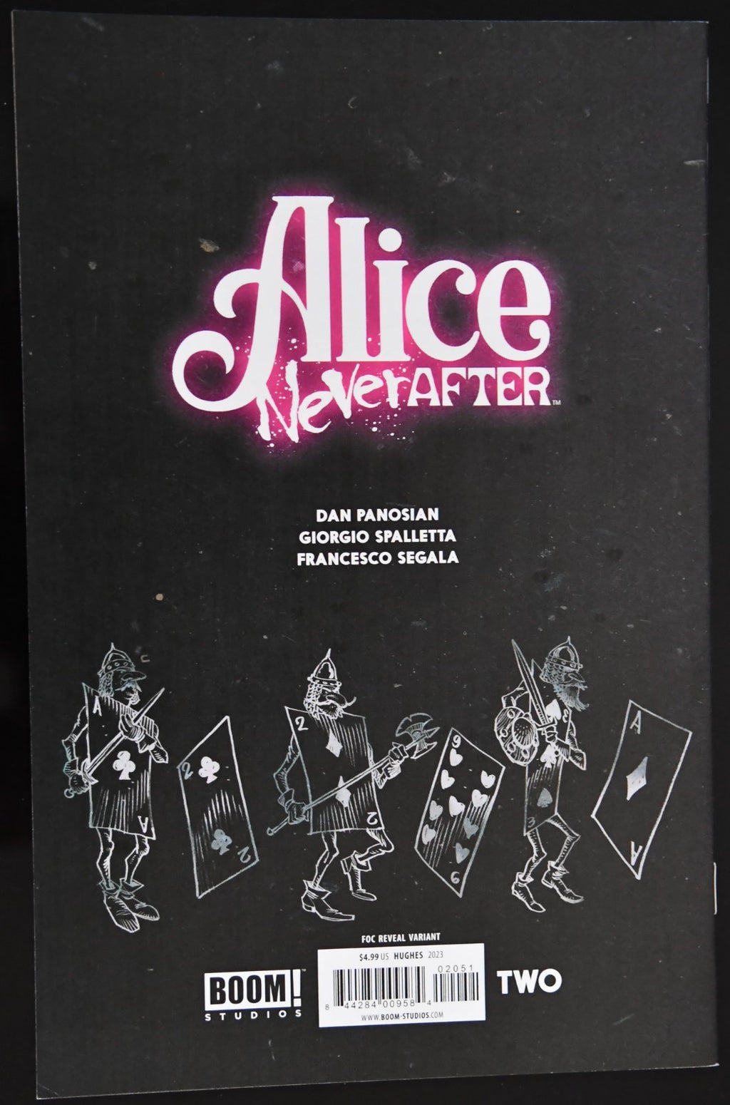Alice Never after #2 Adam Hughes Cover (BOOM! Studios August 2023)