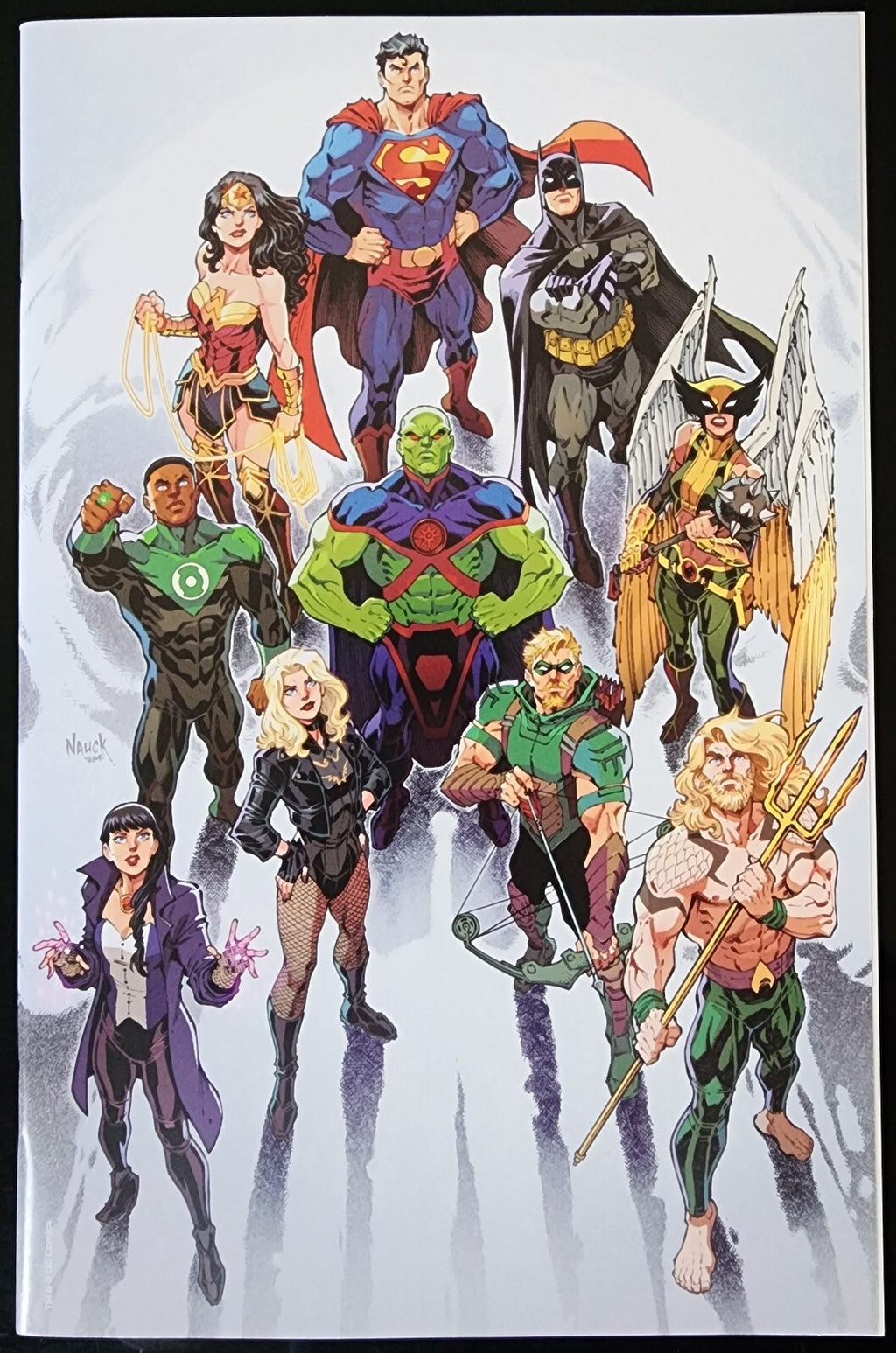 Justice League #75 Todd Nauck Shared Exclusive Team Variant Cover 2022 DC Comics
