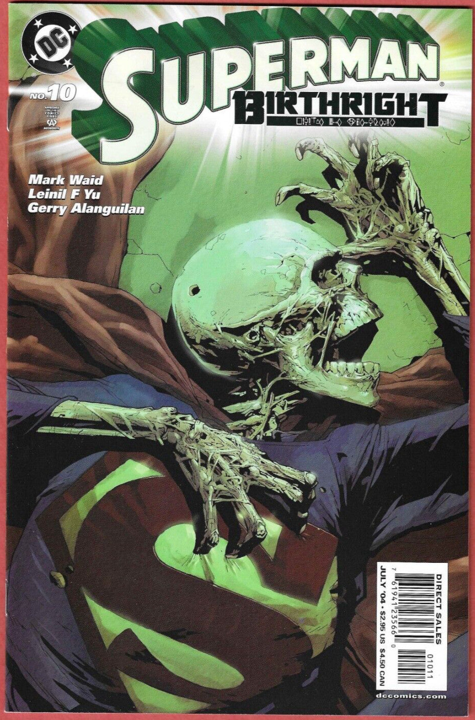 Superman Birthright (2003 Series) #10 July 2004 DC