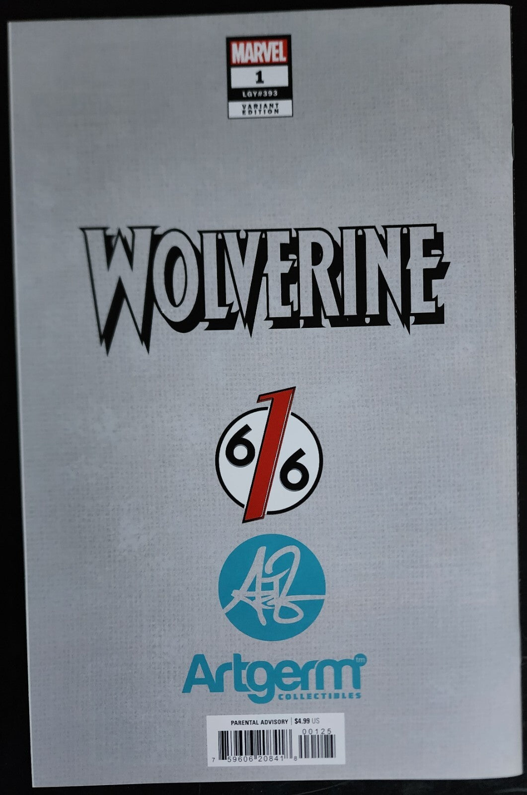 🔥 WOLVERINE #1 KENDRICK KUNKKA LIM 616 Virgin Variant LTD 1000