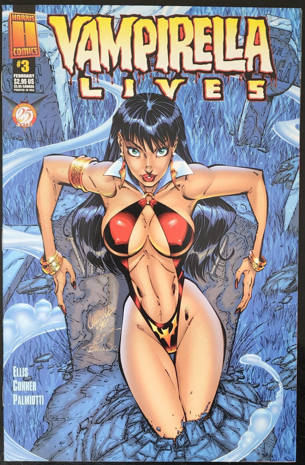 Vampirella Lives #3 (Harris Comics February 1997) J. Scott Campbell