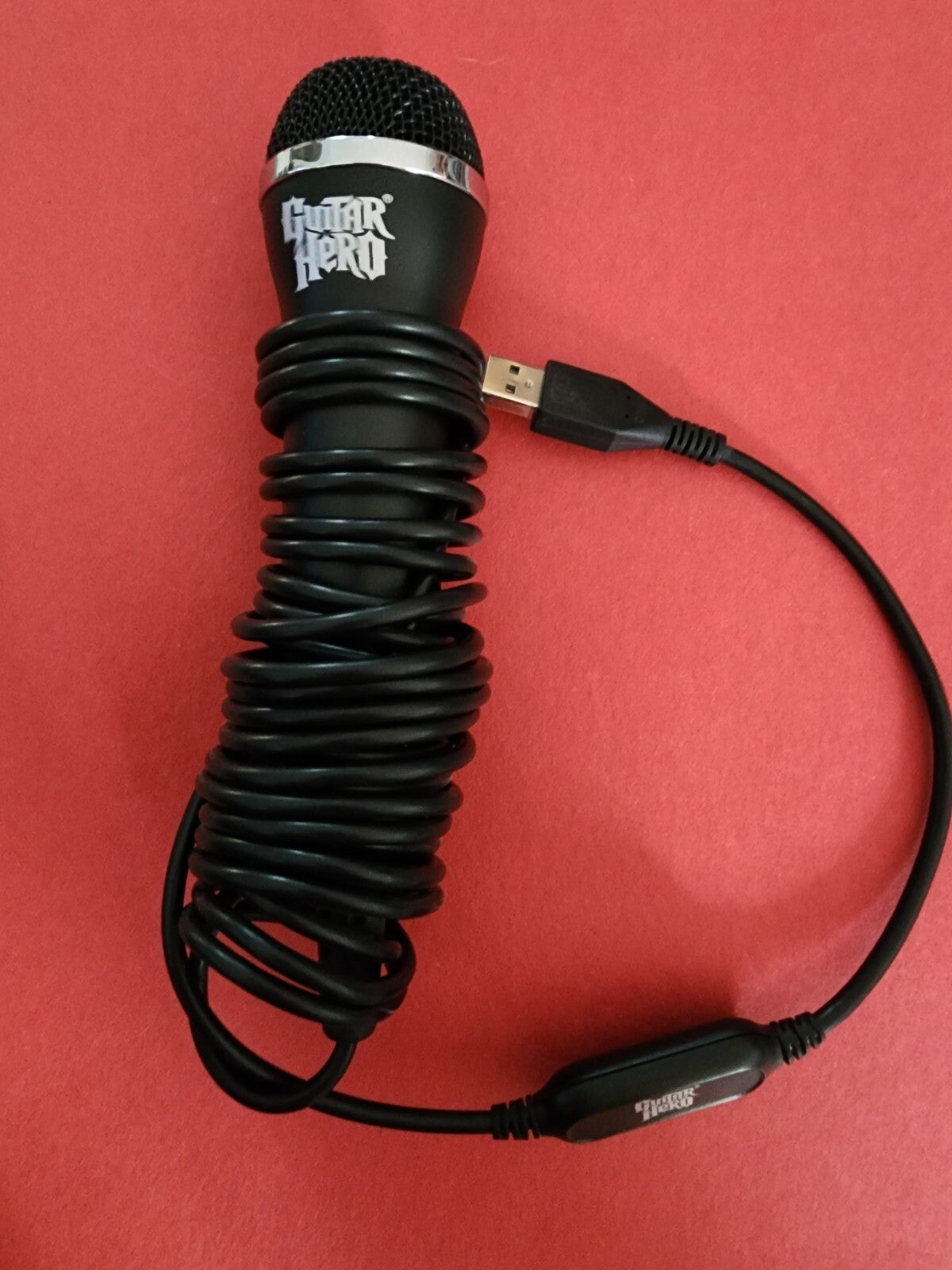 Guitar Hero Rock Band RedOctane USB Microphone E-UR20 for Xbox 360 PS2 PS3 Wii