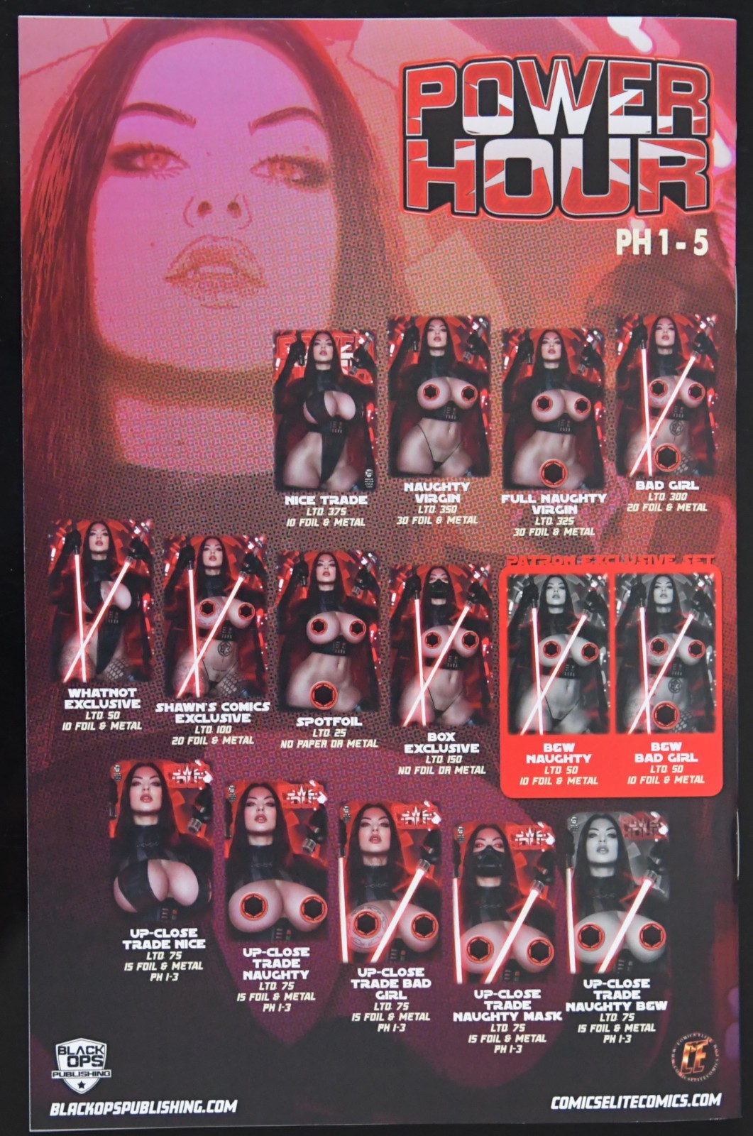 Power Hour #3 Shikarii Dark Side Black and White Full Naughty Patreon Exc Ltd 50