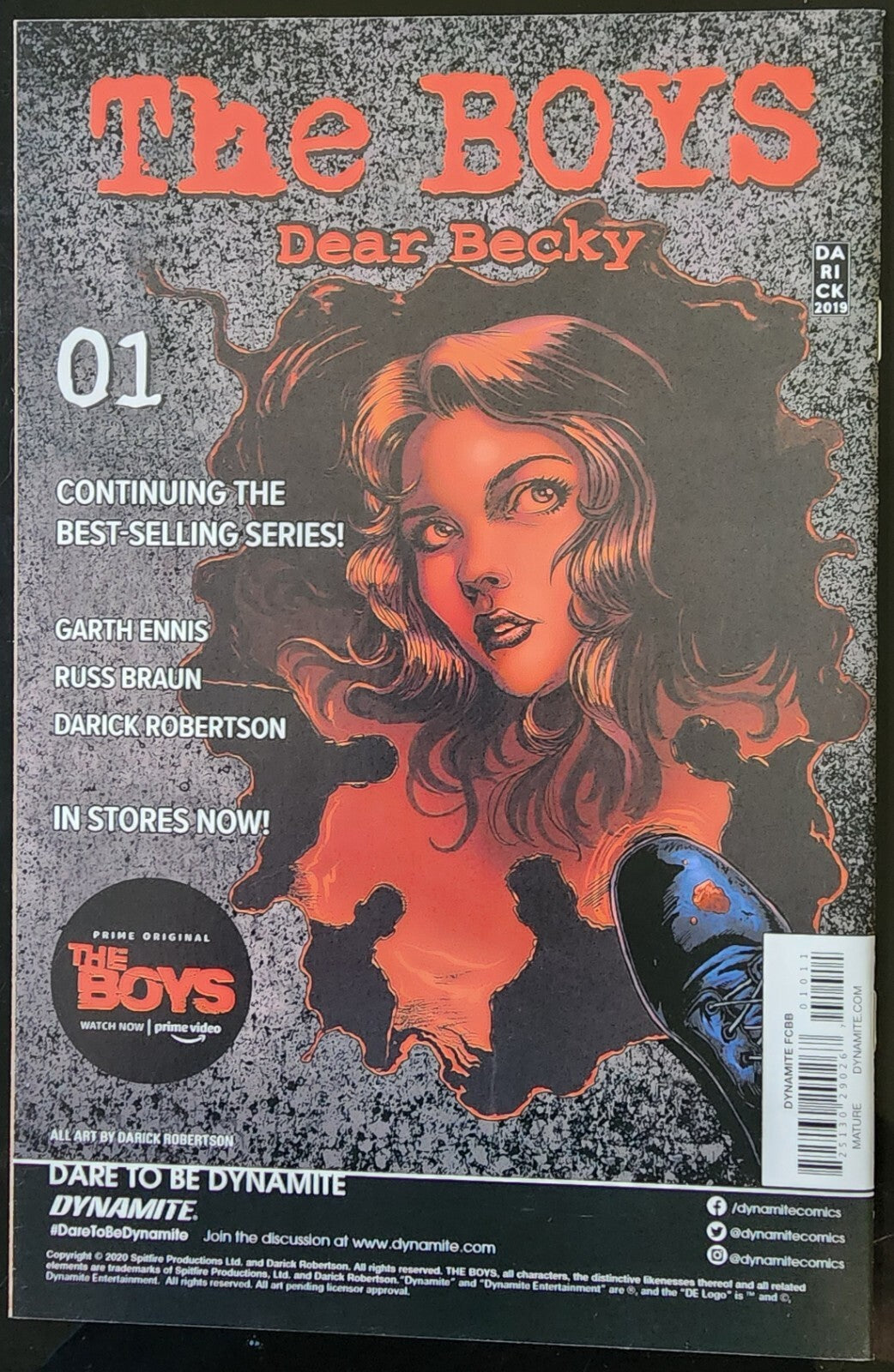 Free Comic Book Day 2020 (The Boys) Darick Robertson