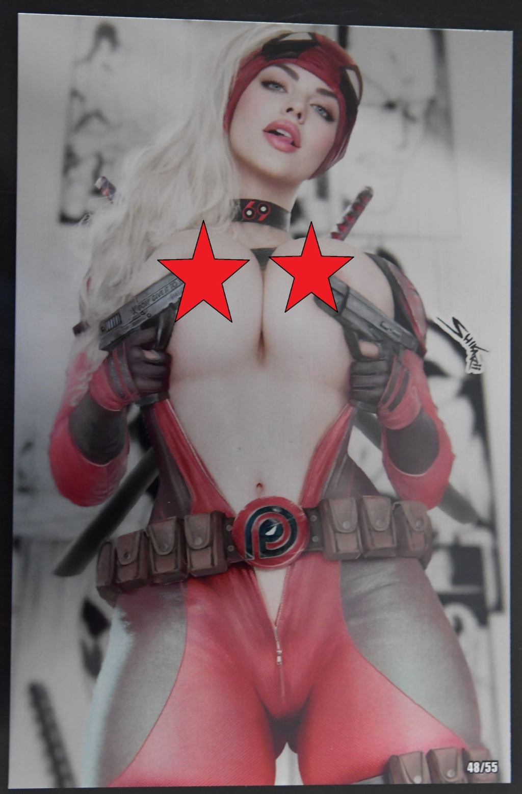 Power Hour #3 Shikarii Lady Deadpool Patreon 4 Metal Book Box Set Ltd 55