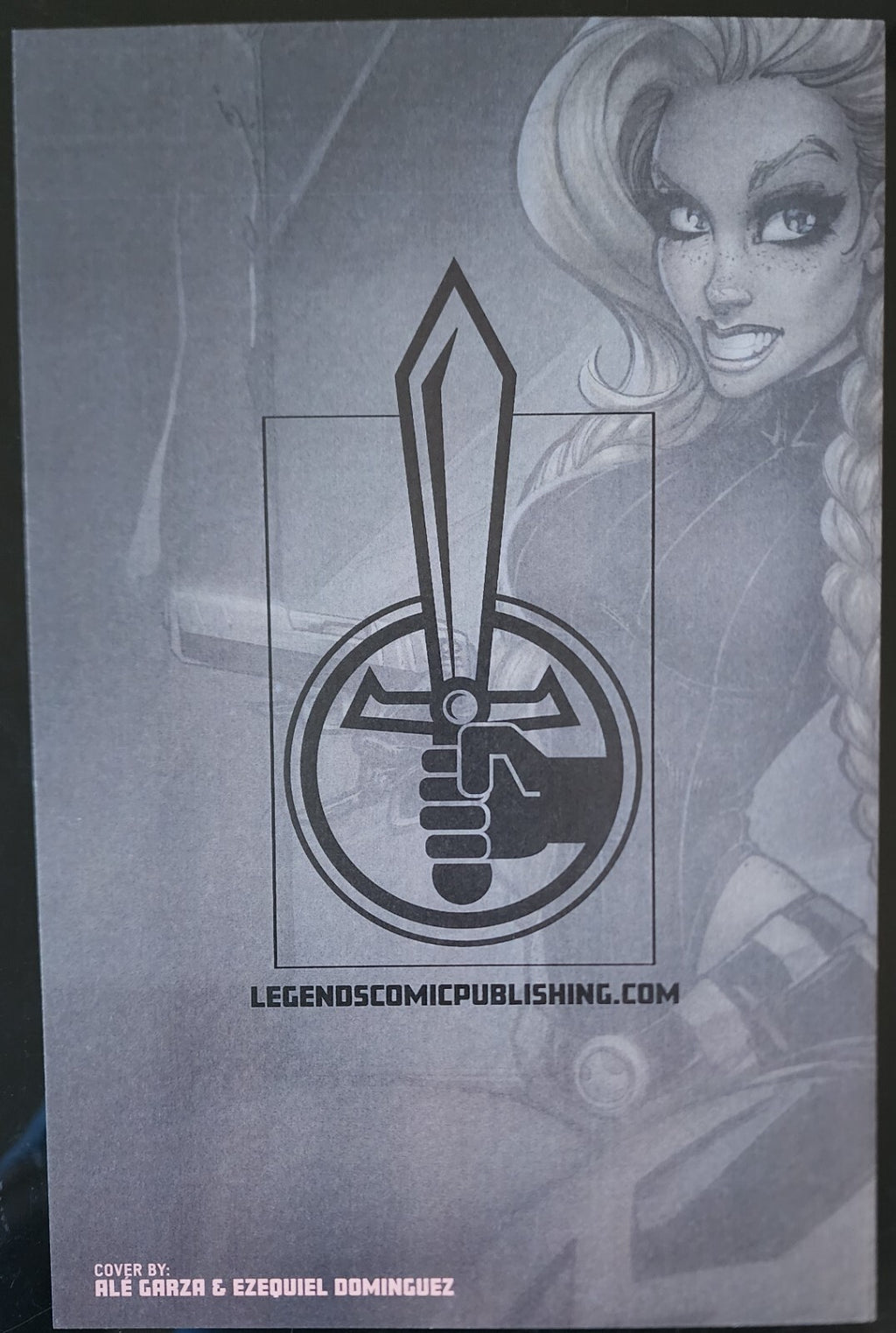 Guns & Angels #00 Ale Garza Virgin Blank Cover Copy 1