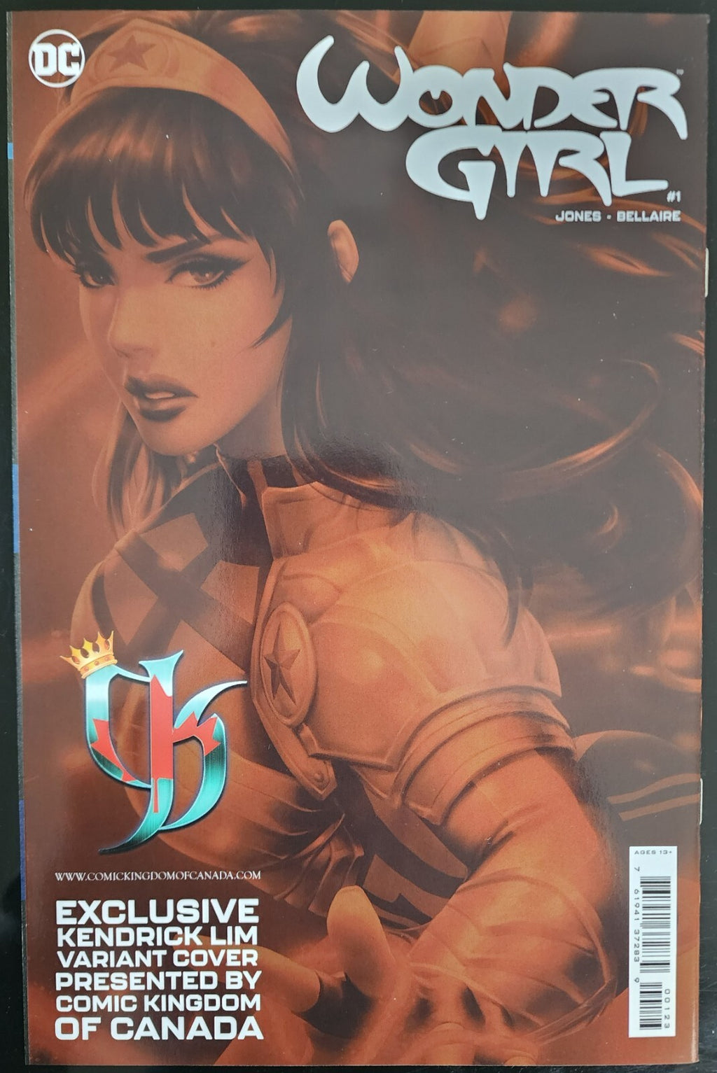 WONDER GIRL #1 KUNKKA LIM Minimal Trade Dress Variant LTD 1500