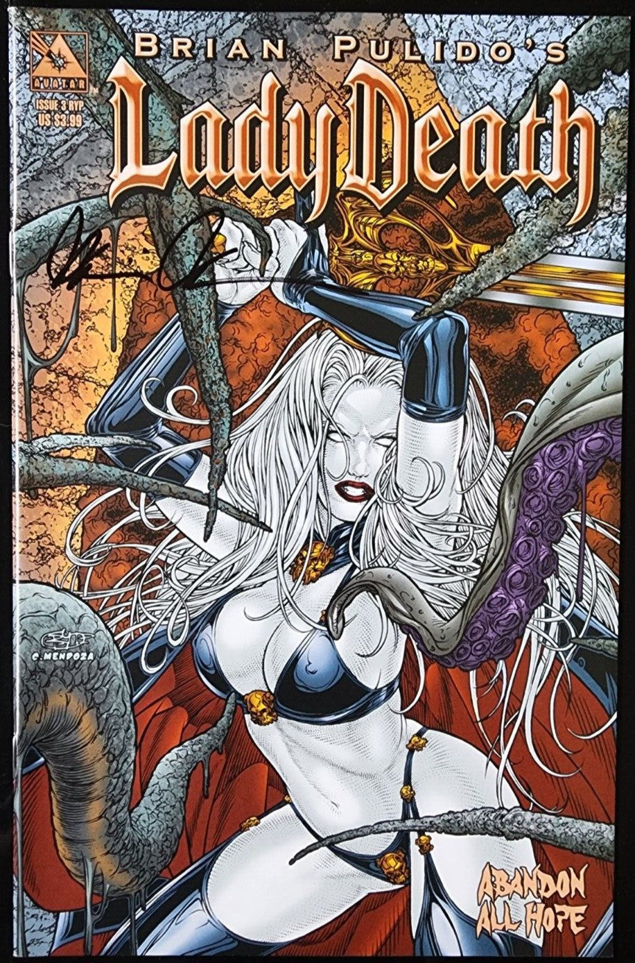 Lady Death: Abandon All Hope #3 RYP Variant Signed by Brian Polido's 2006