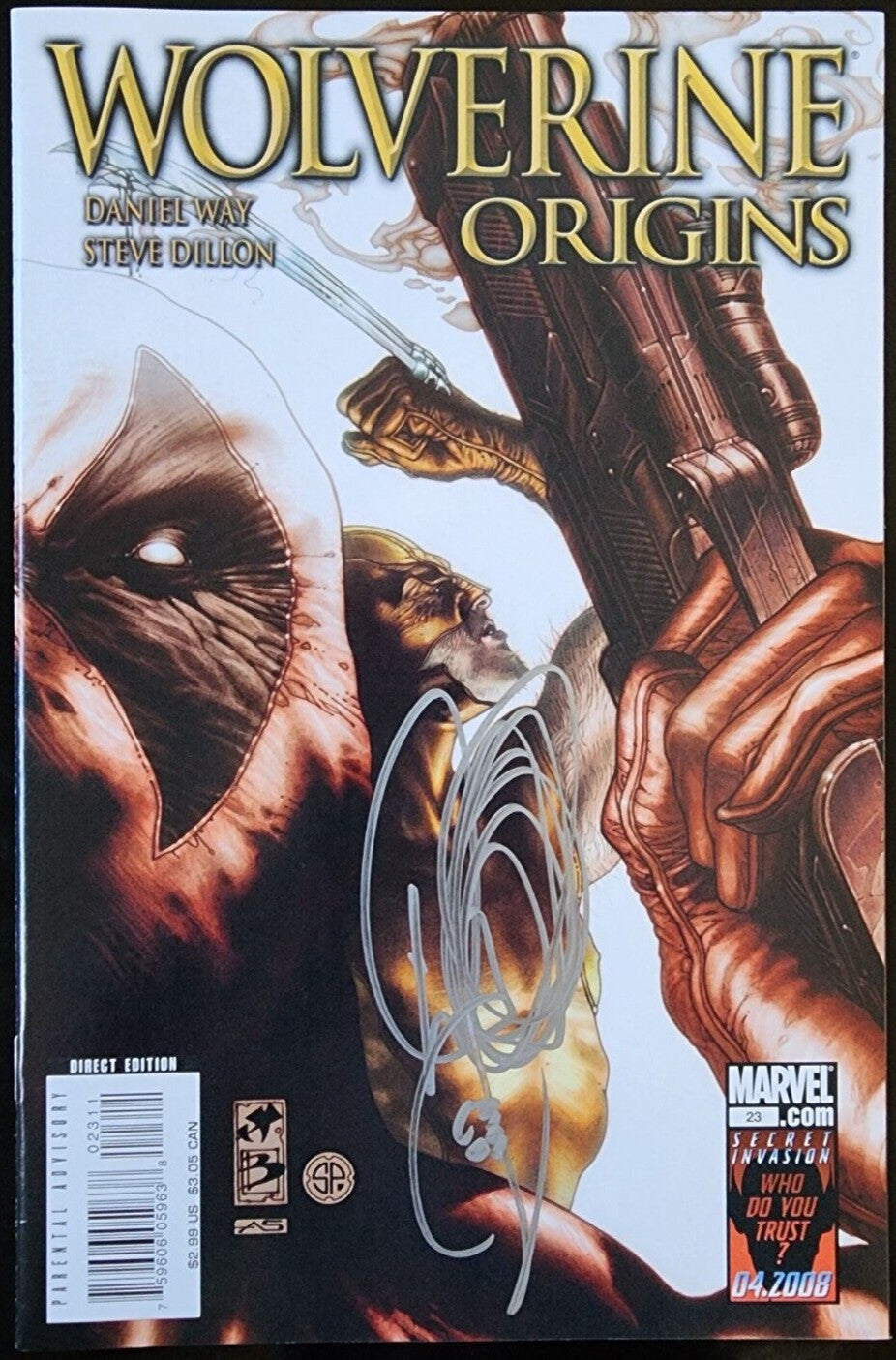 Wolverine: Origins #23 (Marvel, May 2008) Signed by Daniel Way