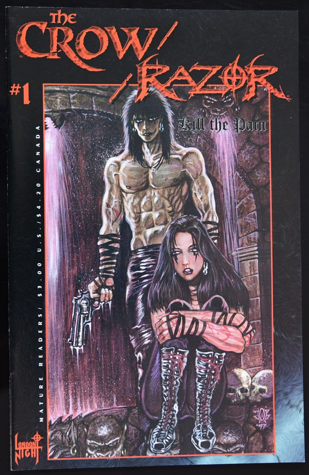 The Crow & Razor: Kill The Pain #1 1998 Lightning Comics