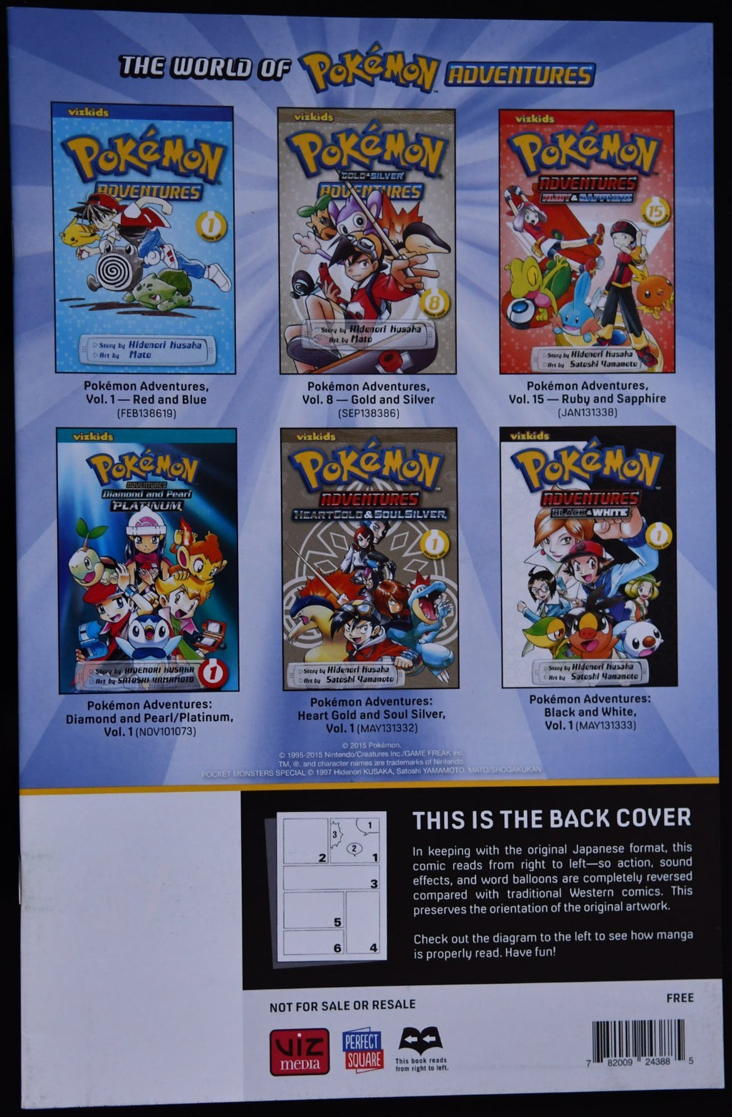 Free Comic Book Day 2015 FCBD - Pokemon