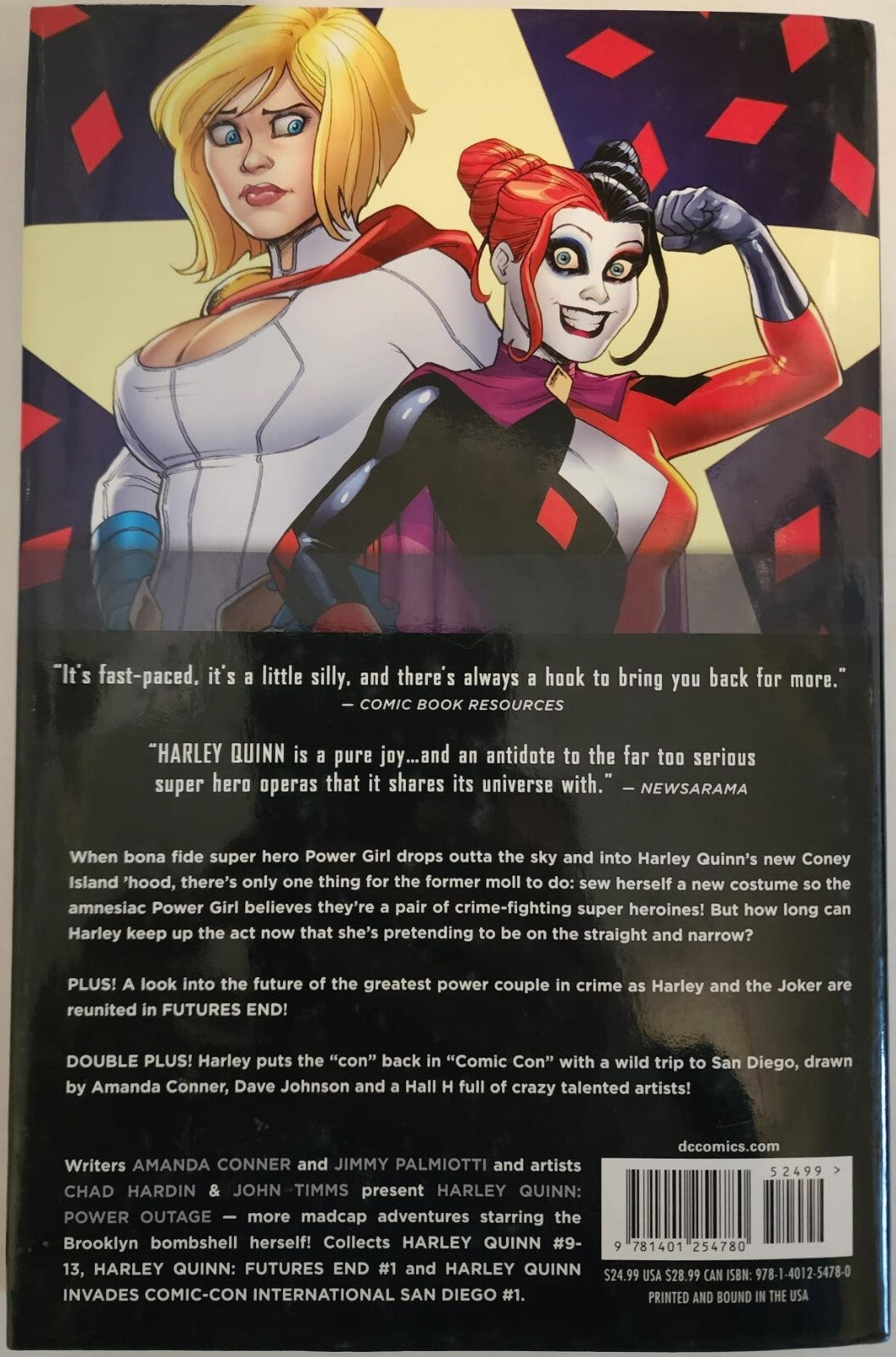 HARLEY QUINN: Vol. 2 POWER OUTAGE (2015, Hardcover)
