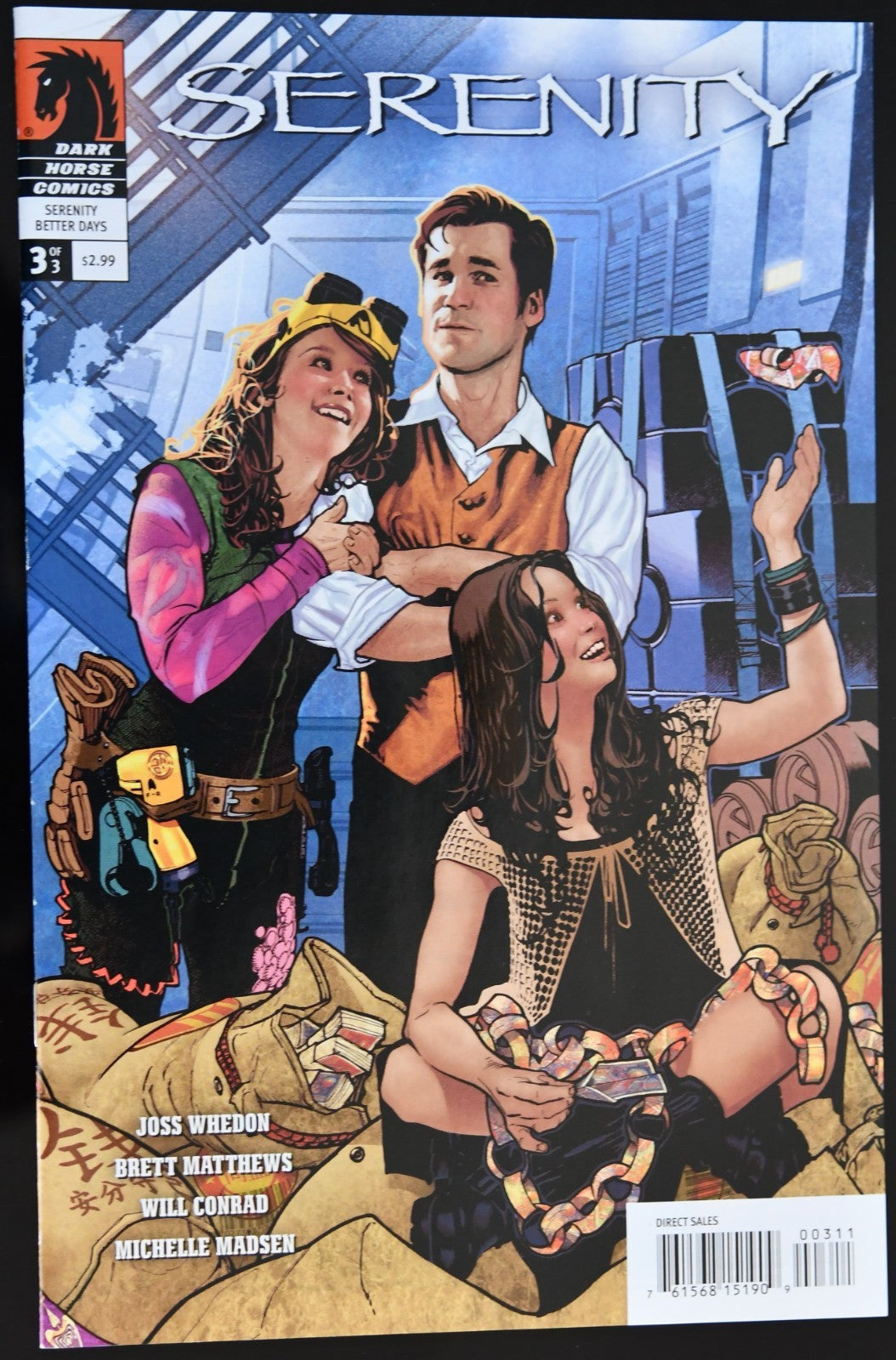 Serenity Better Days #1-3 Adam Hughes Connecting Set 2008 Joss Whedon