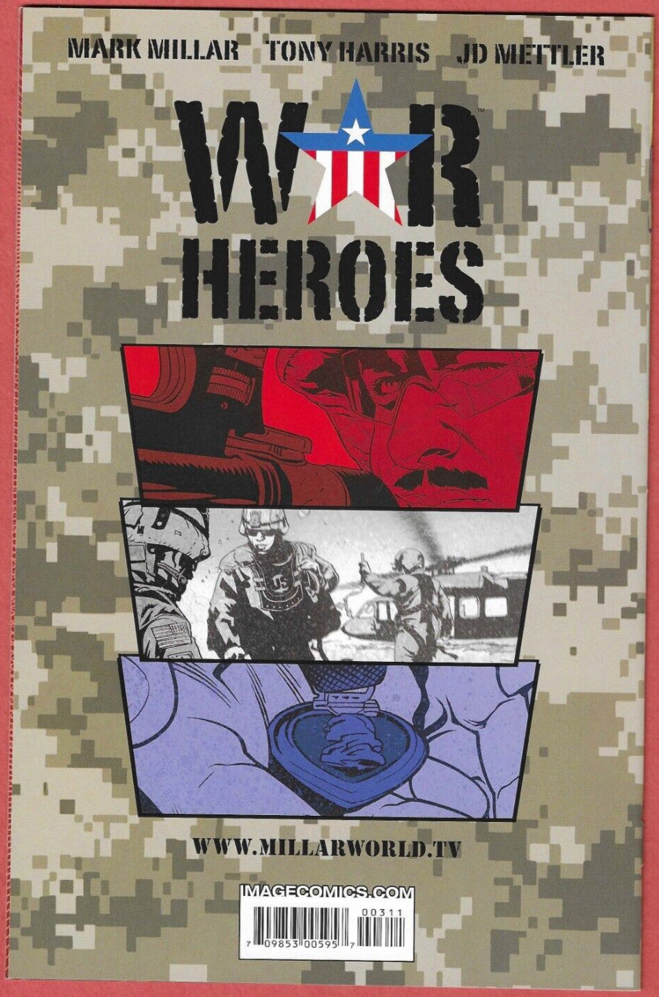 War Heroes 1 2 3 1st Prints Complete Image Comics Mark Millar Tony Harris 2008
