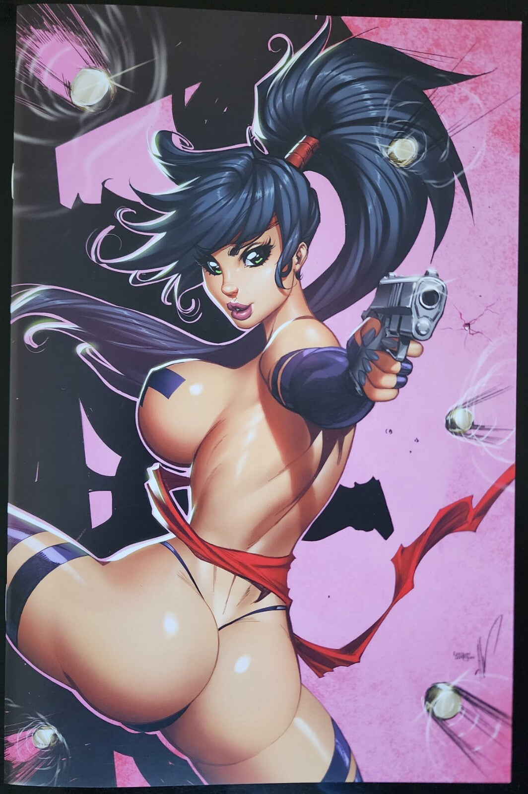 Double Impact XOXO #1 Ale Garza China Bikini Homage Variant