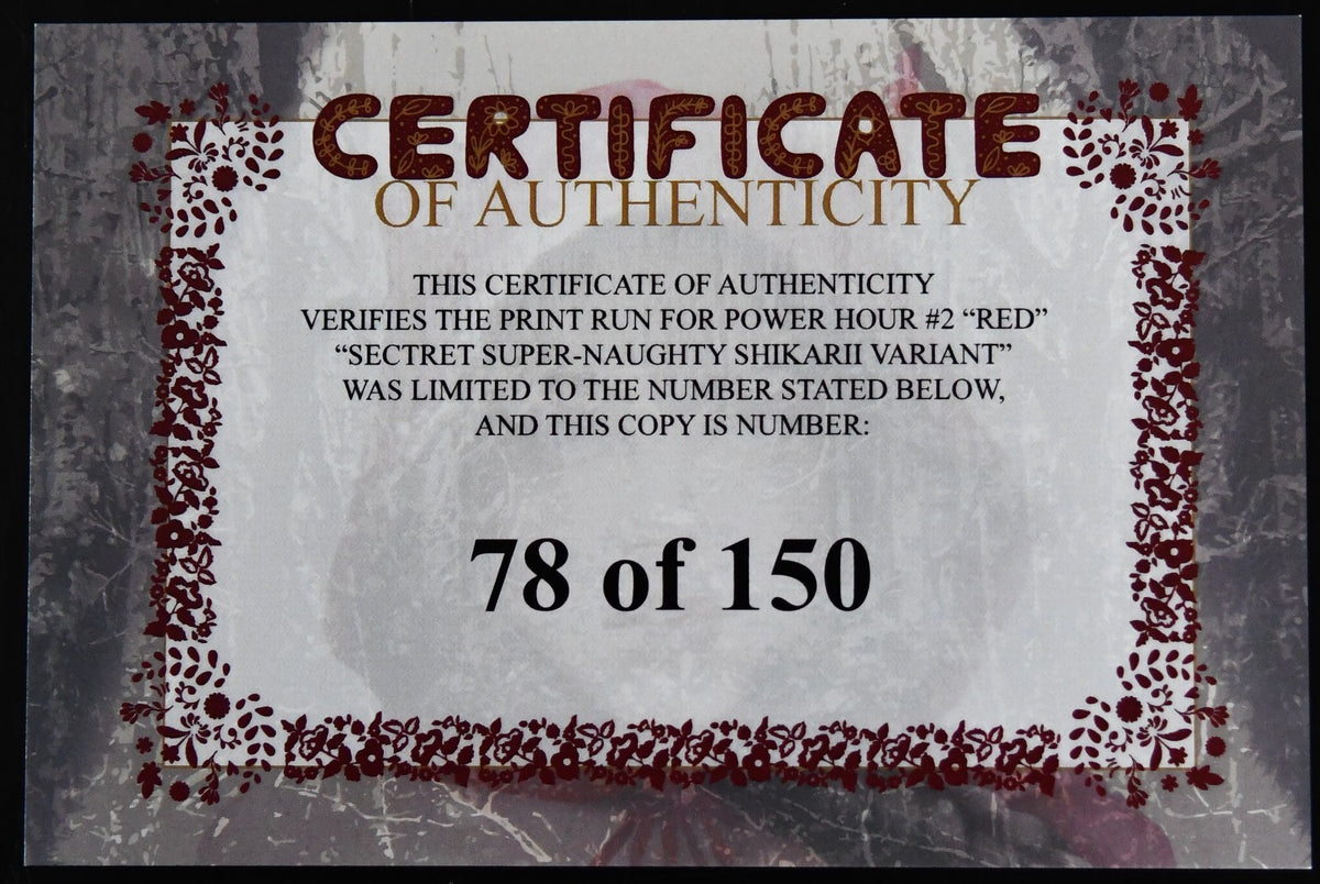 POWER HOUR #2 Shikarii Red Riding Hood Secret Super-Naughty Ltd 78/150 COA