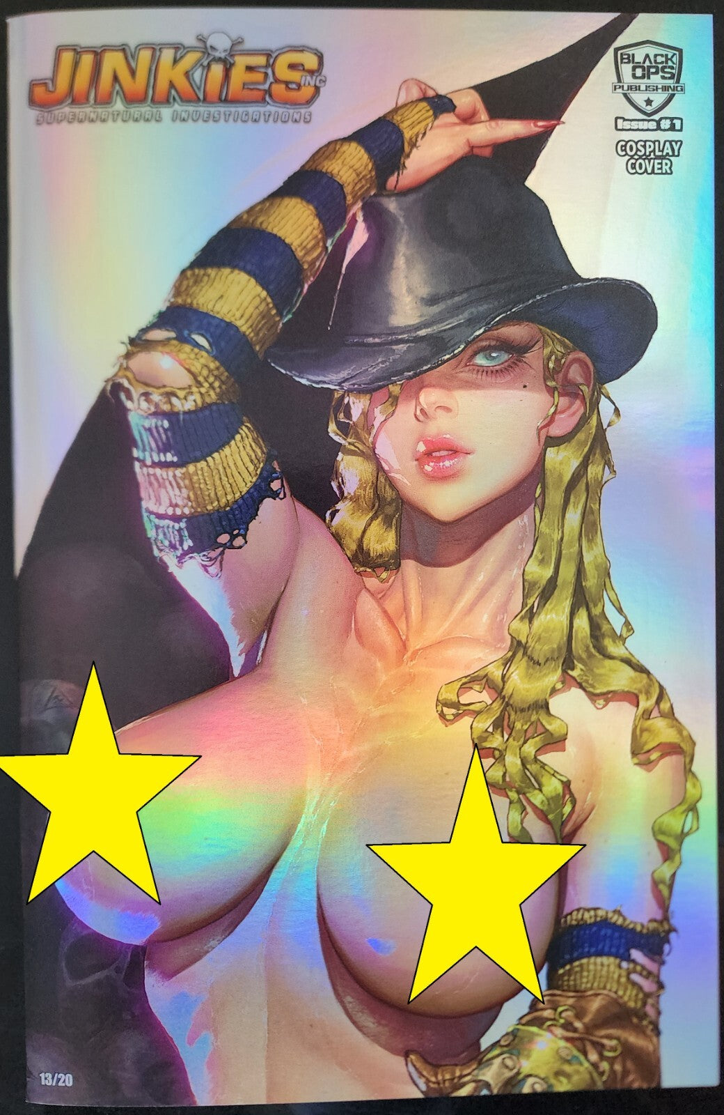 Black Ops Jinkies #1 Freddy Slasher by Kyu Yong Eom FOIL Naughty Closeup #13/20