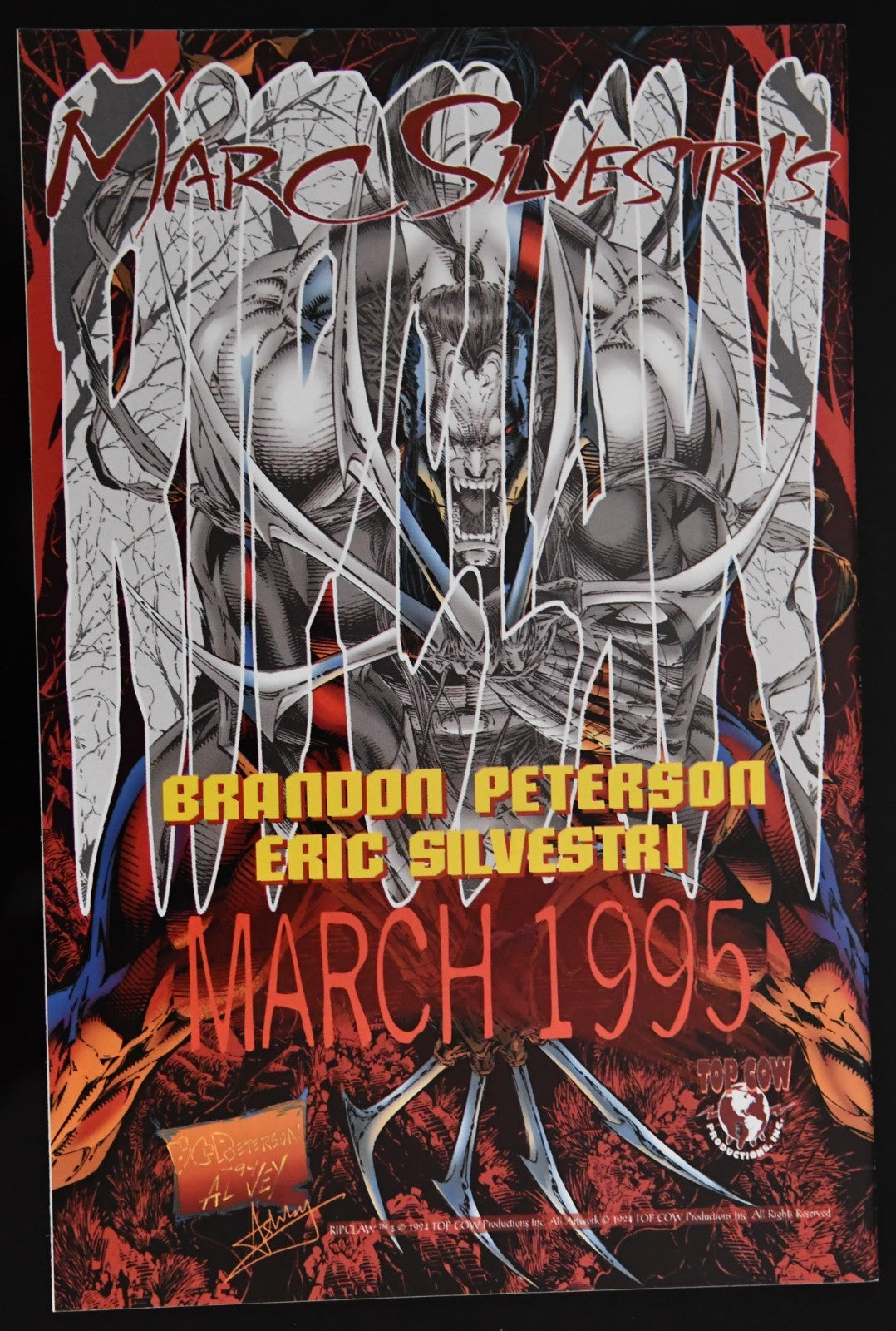 Cyberforce Origins #1 (Image Comics Malibu Comics January 1995) cpy2