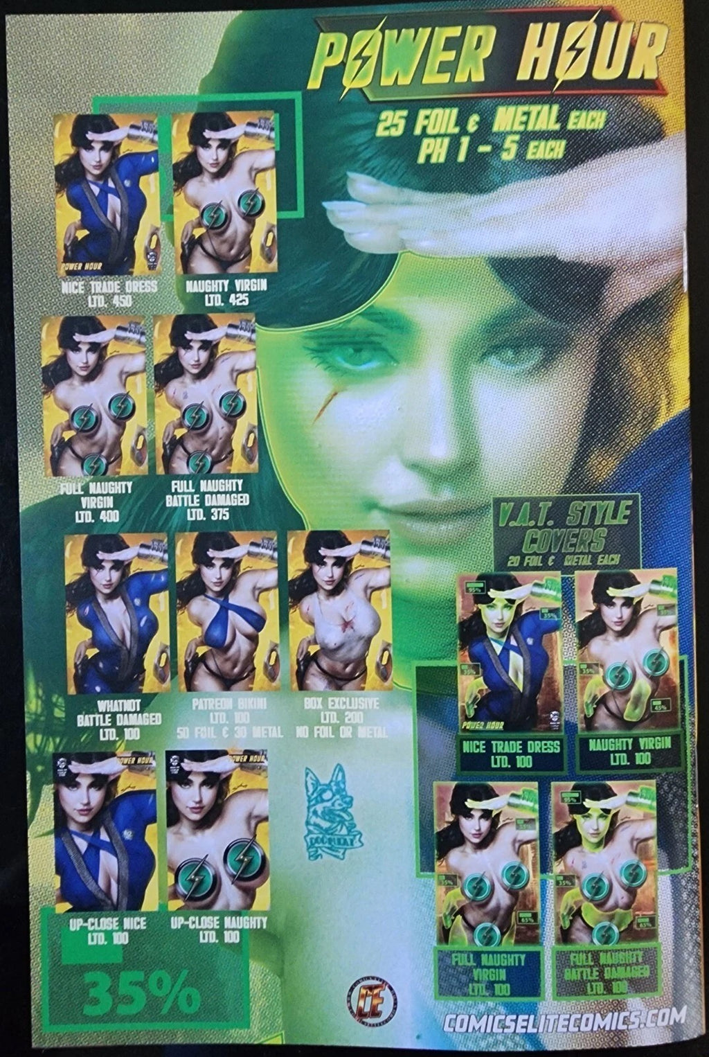 Power Hour #2 Shikarii Vaulted Fallout 6 Book Box Set with Foil & V.A.T.