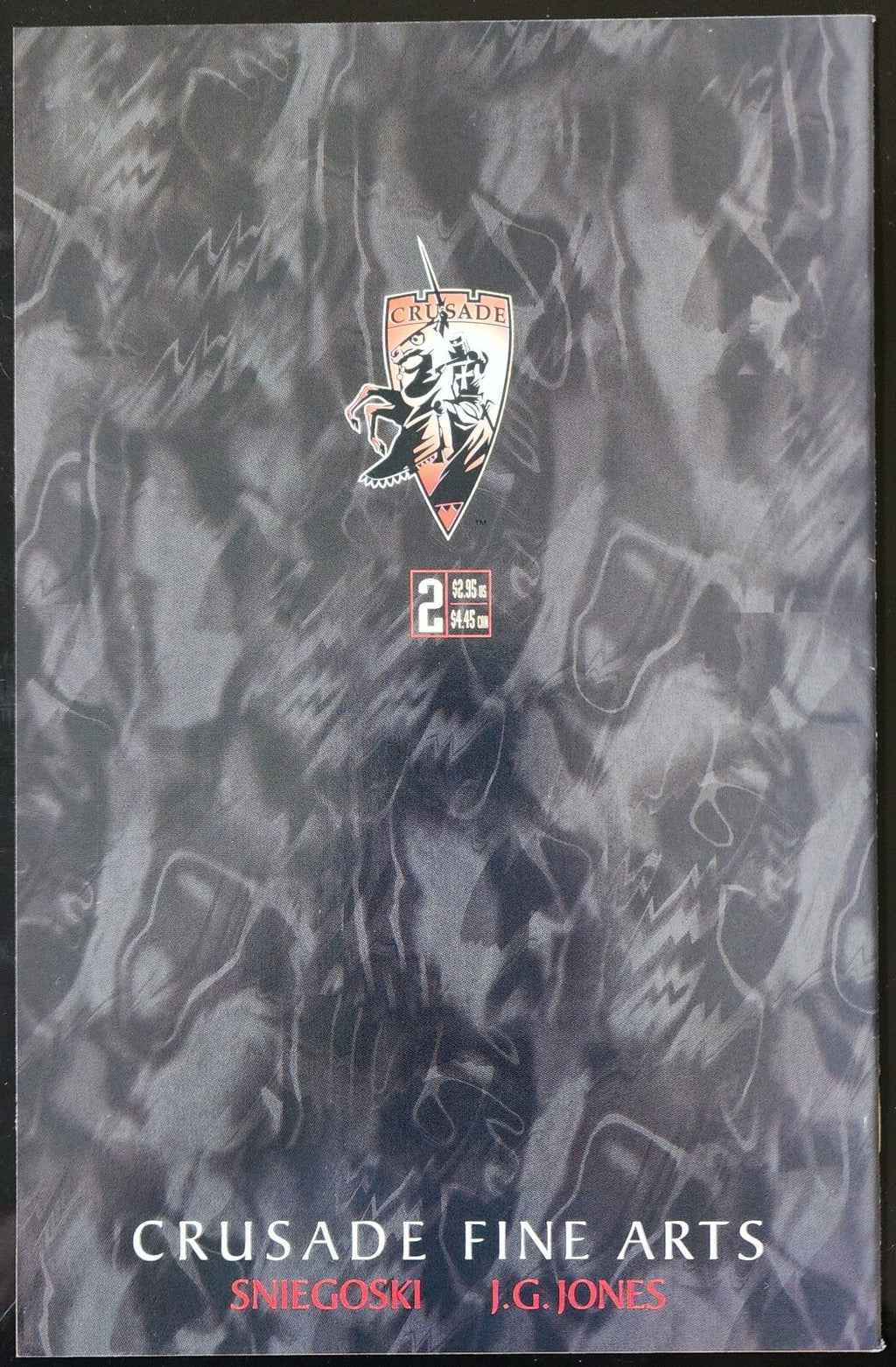 Shi: Black, White & Red #2 1998 J.G. Jones Crusade Comics