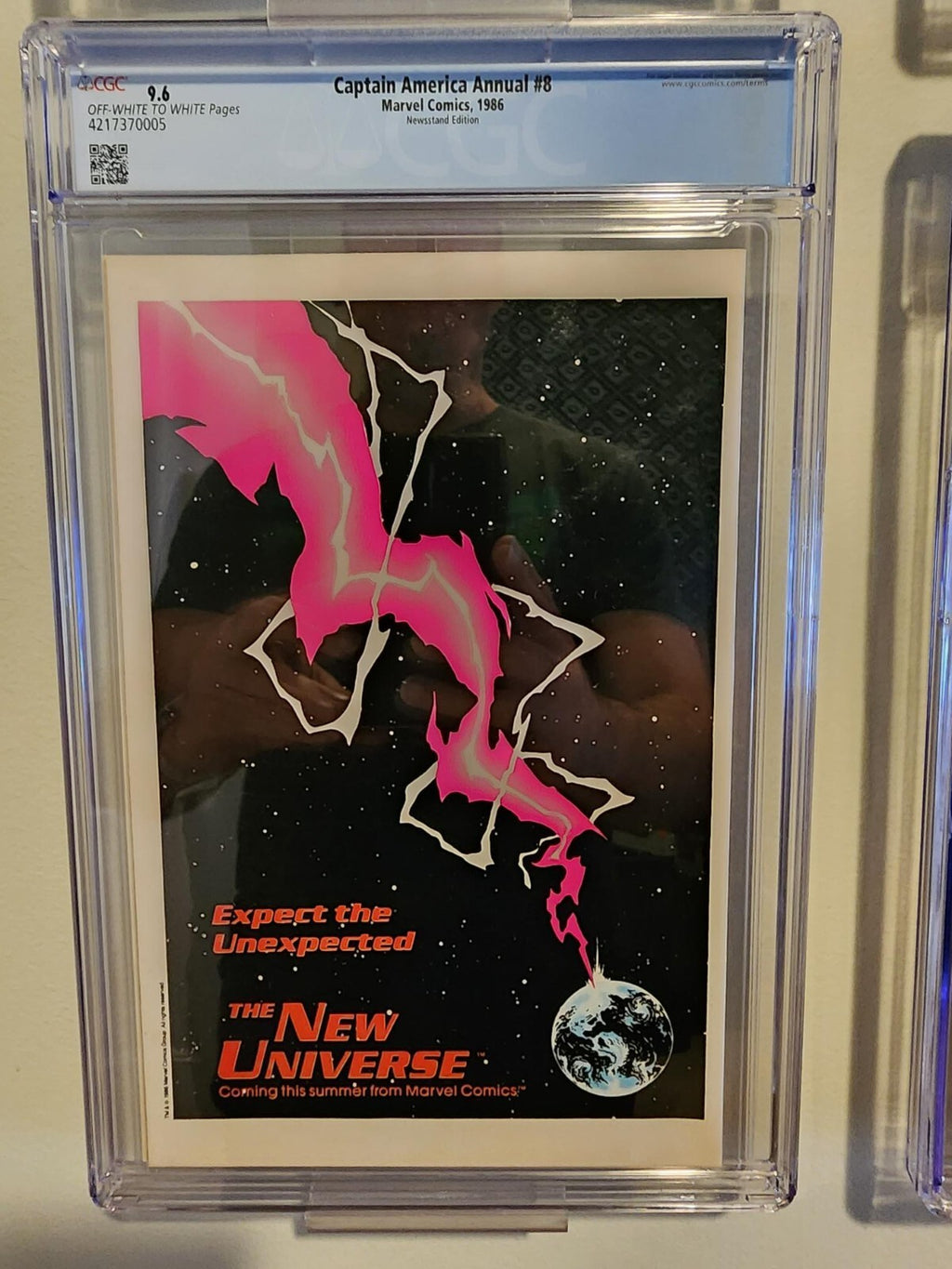 Captain America Annual #8 CGC 9.6 Newsstand 1st Overrider Wolverine
