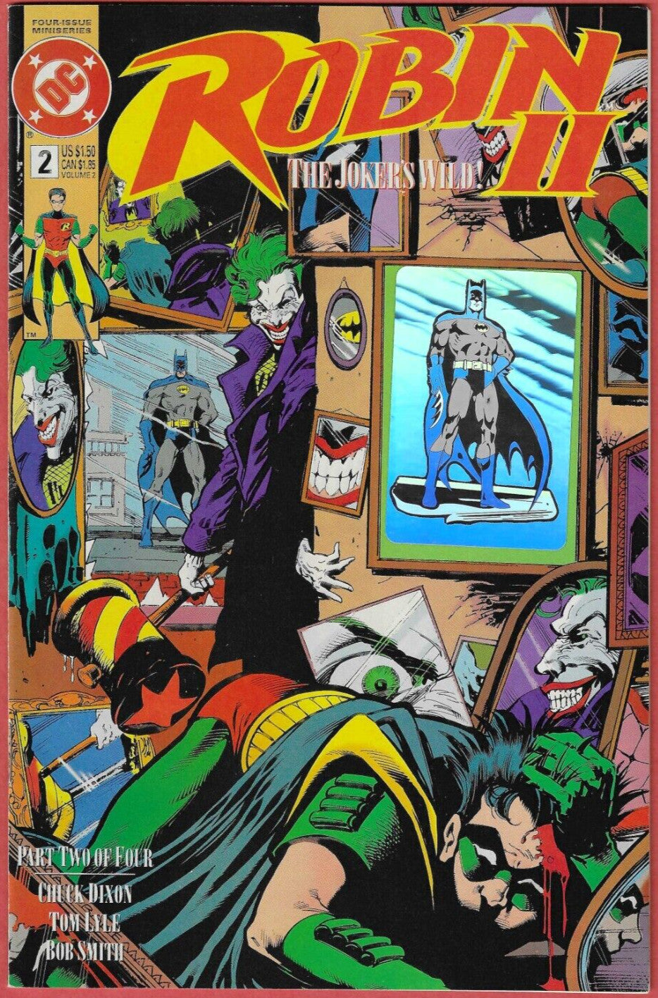 Robin II The Jokers Wild #1-2 1991 Holograms Joker Batman Set Two