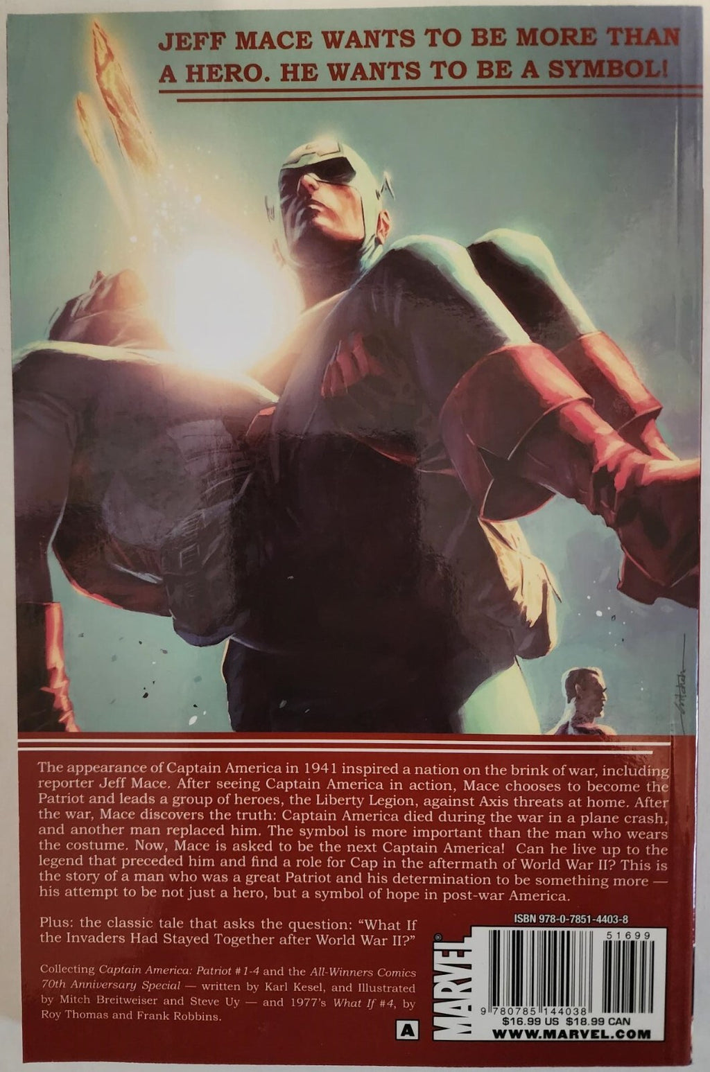 CAPTAIN AMERICA: PATRIOT TPB (2011 Series)