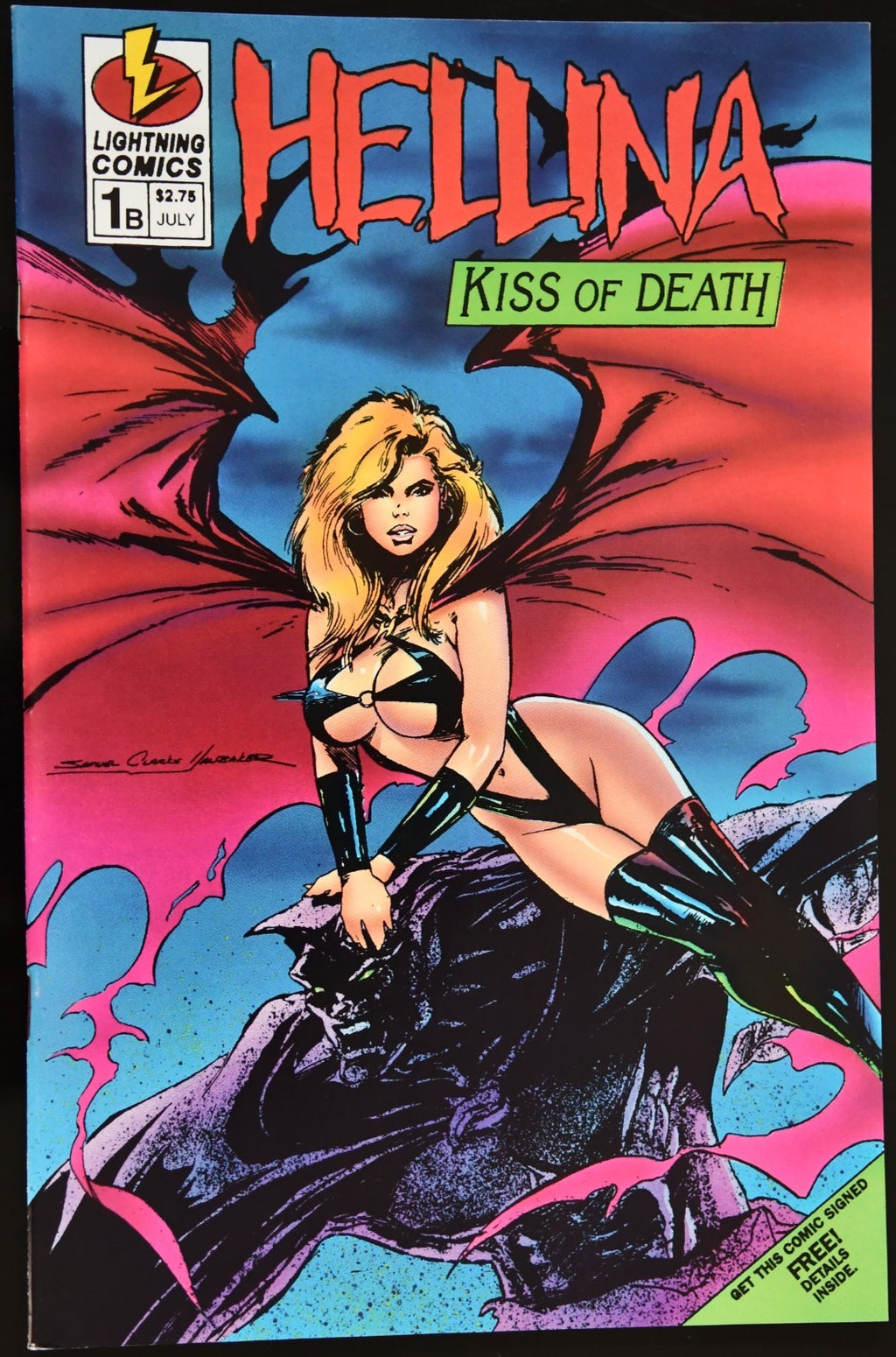 Hellina: Kiss of Death 1995 Lightning Comics Choose Your Issue