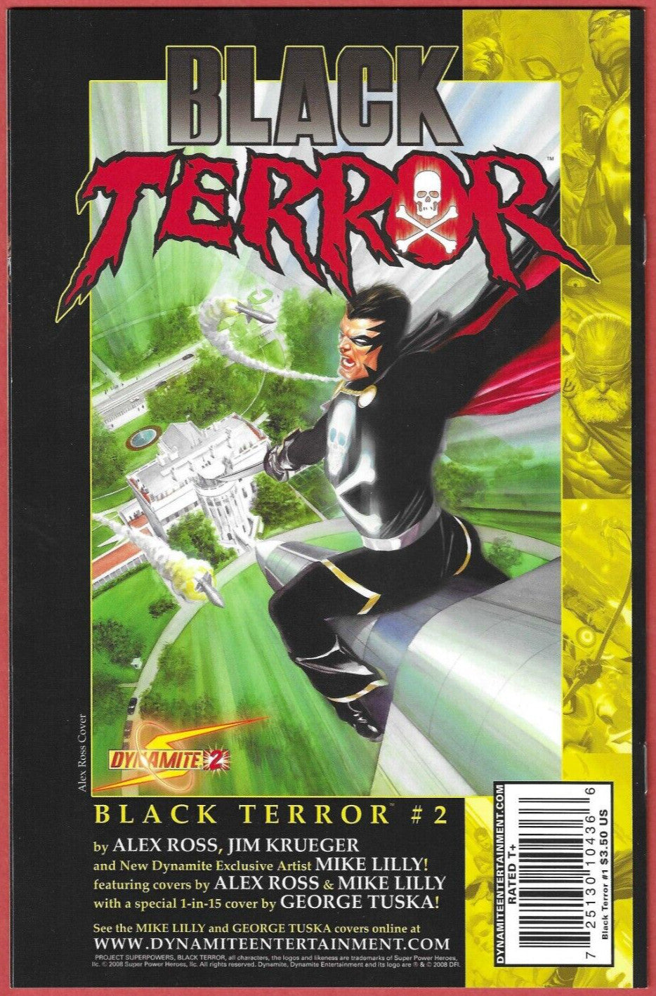 Black Terror #1-9 Alex Ross Dynamite Entertainment 2010