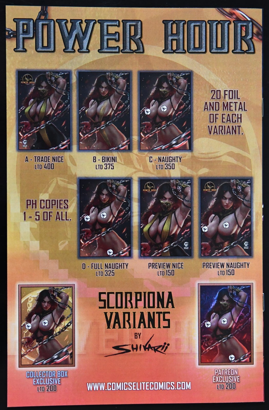 Power Hour #2 Scorpiona Full Naughty Patreon Exclusive Ltd 200