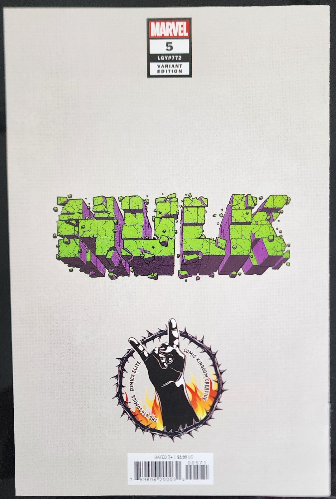 🔥💥 HULK #5 MARCO MASTRAZZO 616 Comics Trade Dress Variant LTD 3000