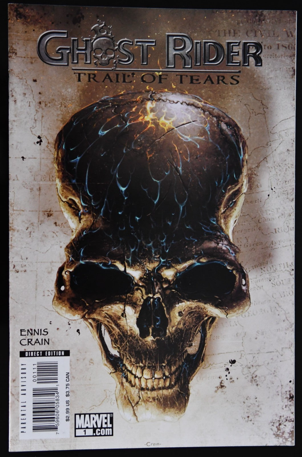 Ghost Rider Trail of Tears #1 Clayton Crain 2007