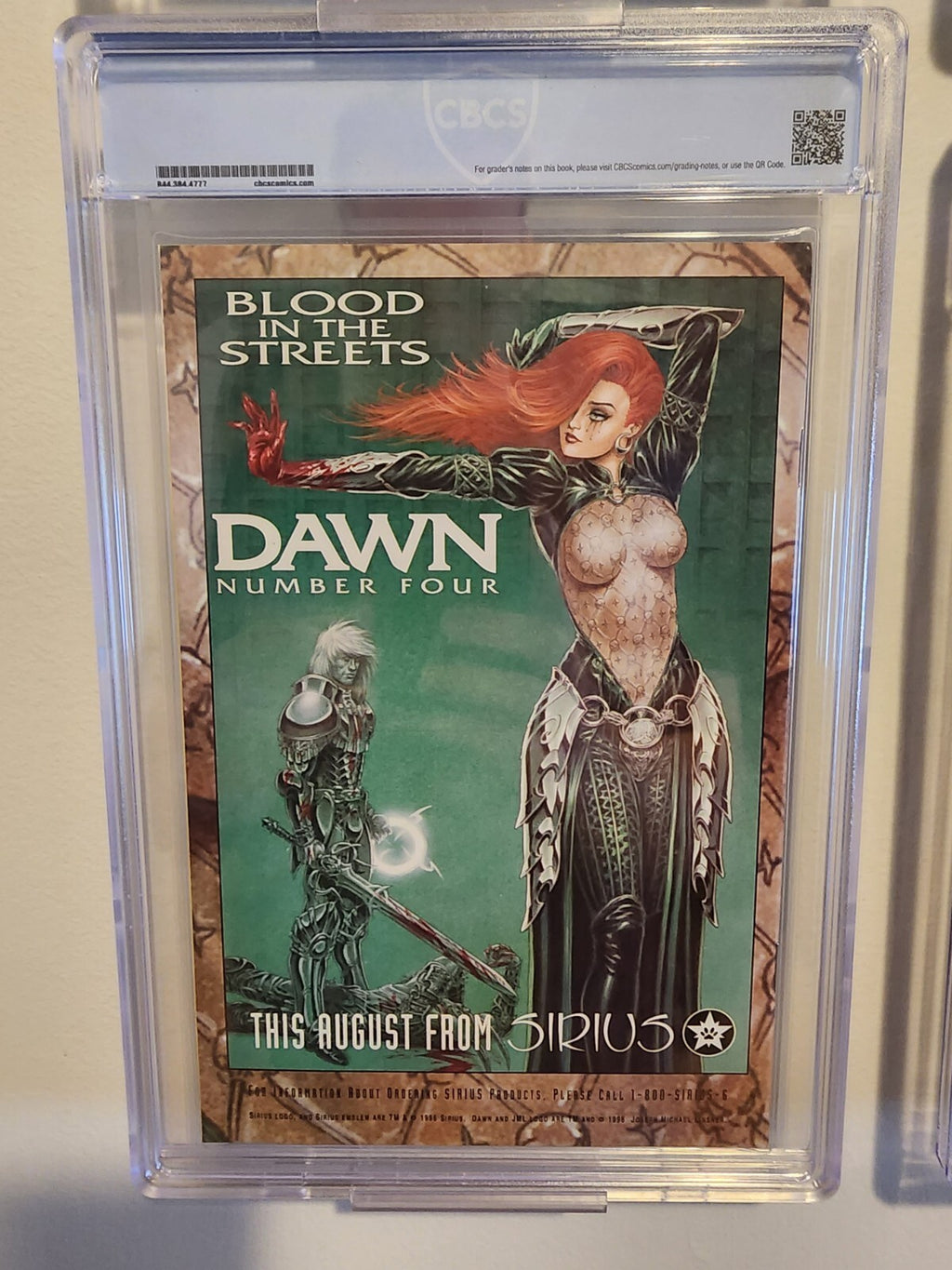 Dawn #1/2 Wizard Sirius 1996 CBCS 9.4 Not CGC Includes Sketchbook Unpressed