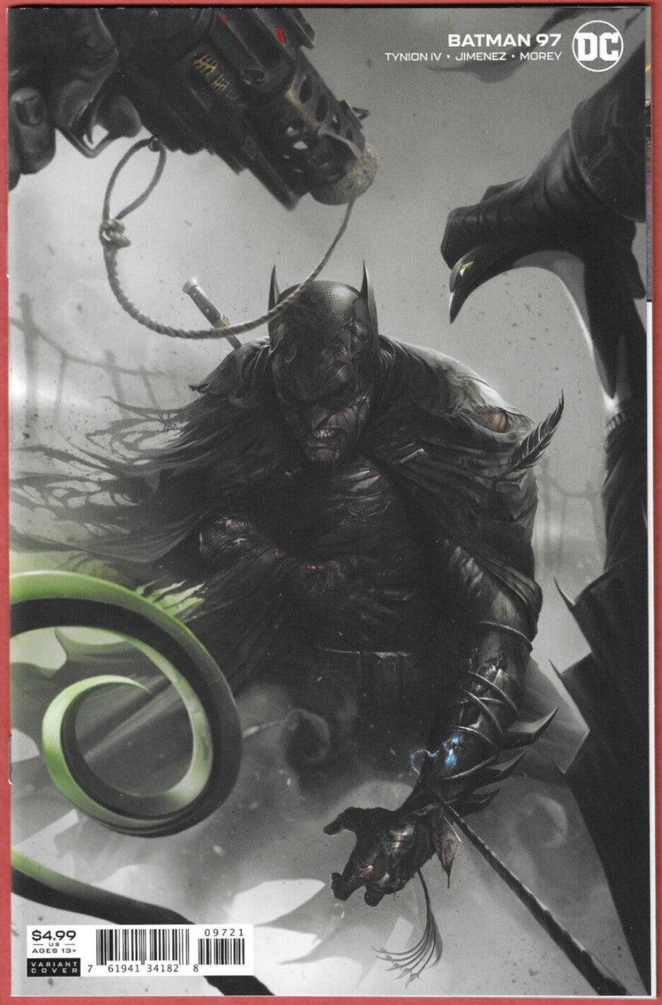 Batman, Vol 3. #97b 2020 DC Comics Francesco Mattina Joker War Tie In