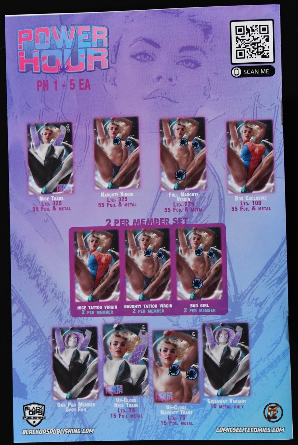 Power Hour #3 Shikarii Spider-Babe Patreon 4 Book Box Set Ltd 100