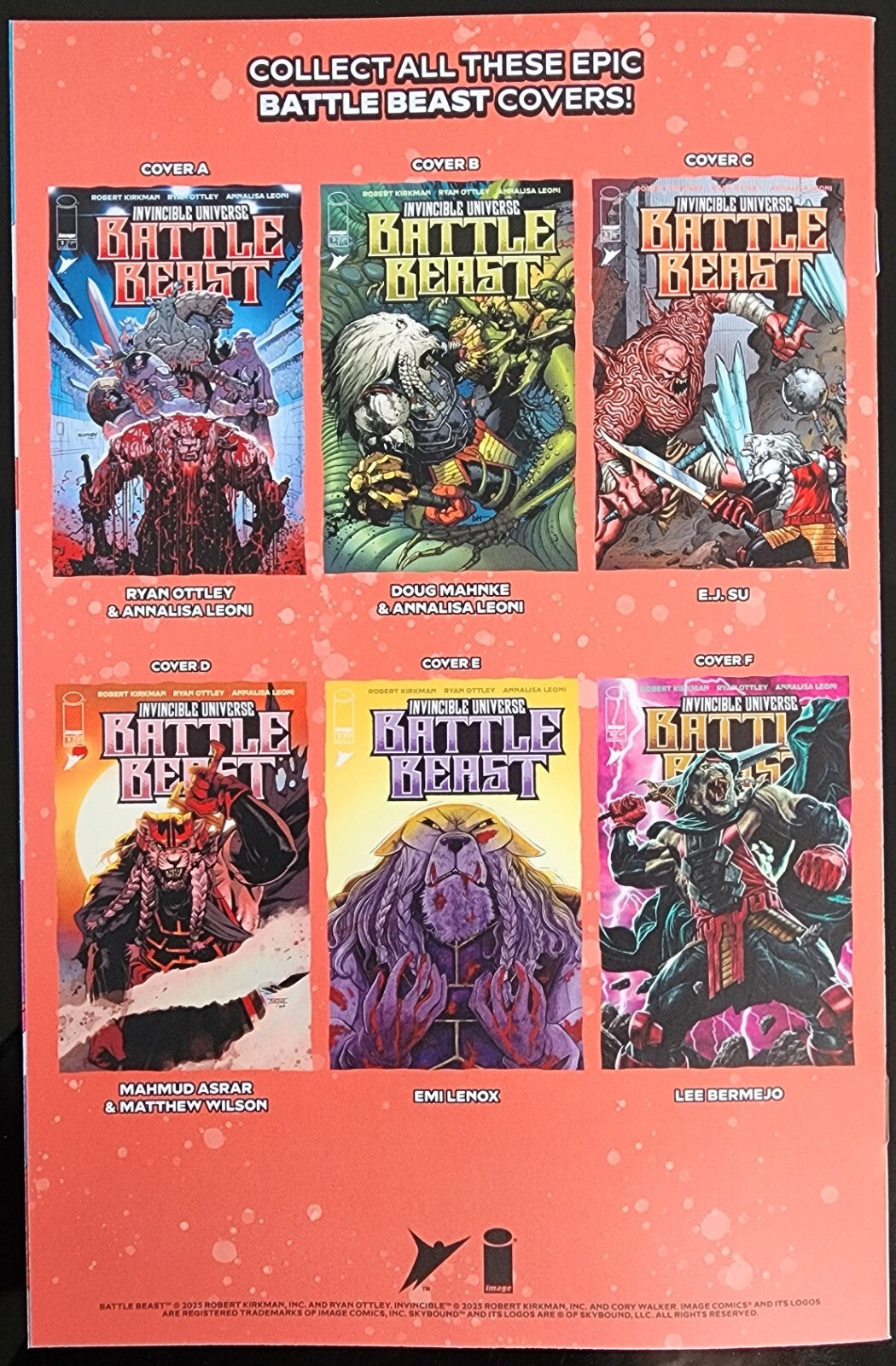 Battle Beast #2 Blind Bag Ultra Rare Advance Edition Foil Variant