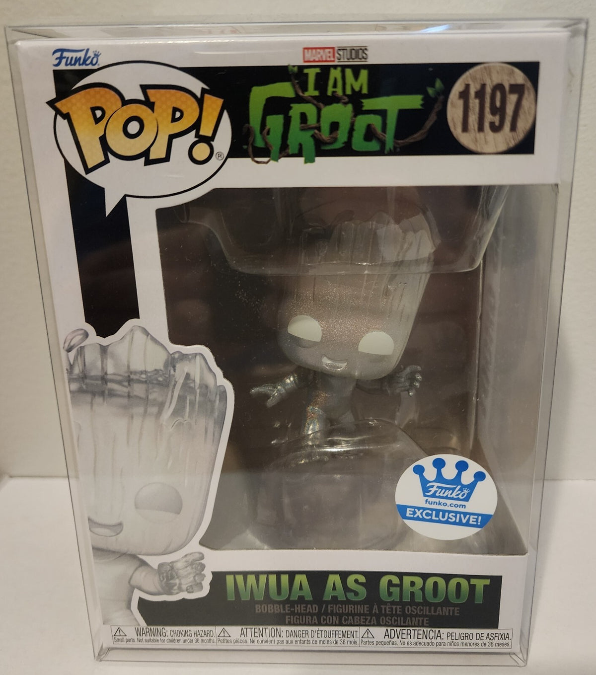 Funko Pop! Vinyl: Marvel - Iwua As Groot (Translucent) - Funko (Exclusive) #1197