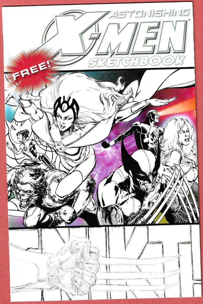 Amazing Spider-Man: The Gauntlet Astonishing X-Men Sketchbook (2009) Marvel cpy3