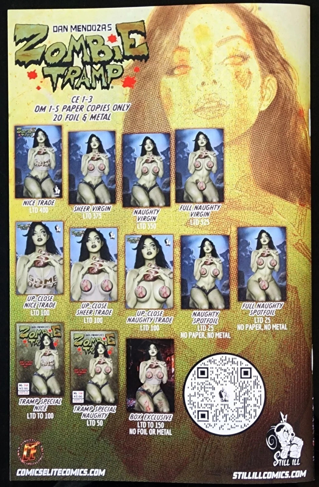Dan Mendozas Zomibe Tramp Shikarii 6 book Box Set with C2E2 Exclusive