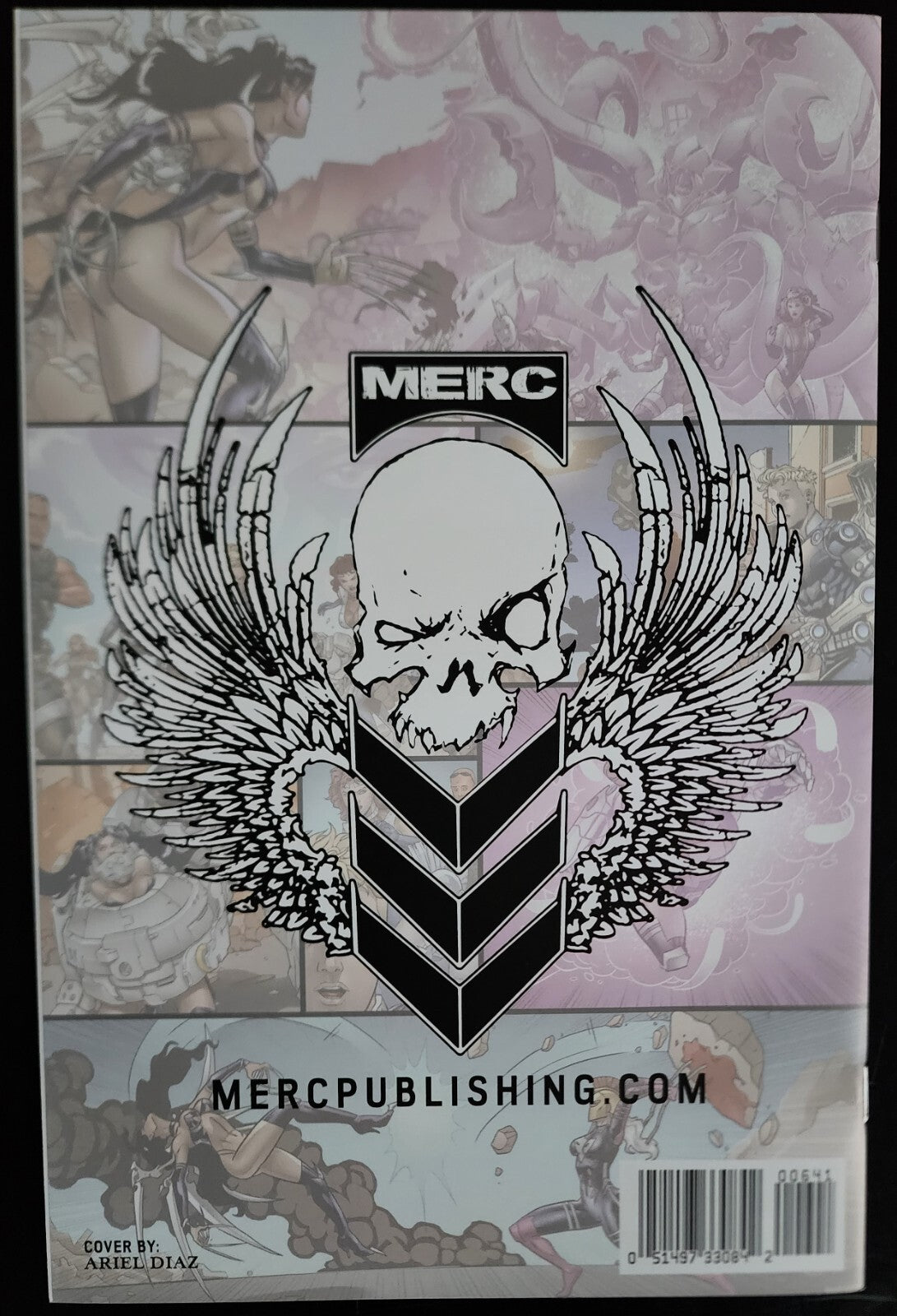 Miss Meow #6 Ariel Diaz 1:25 Variant Cover Merc Magazine