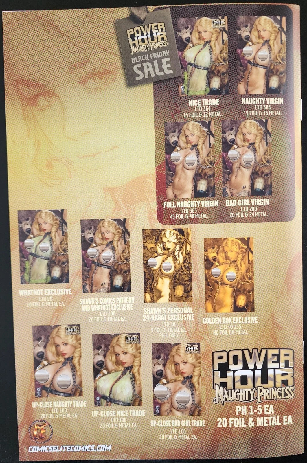 Power Hour Preview #3 Shikarii Goldie 6 Book Boxset including Shawn's Exclusive